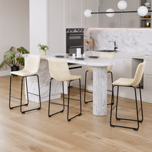 טען את התמונה לגלריה , כיסאות בר שמנת