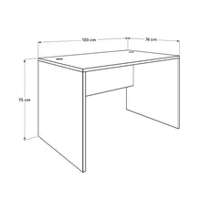 טען את התמונה לגלריה , שולחן עבודה פונקציונאלי בעיצוב נקי ומינימליסטי - מידות