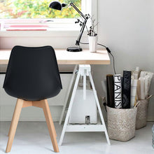 טען את התמונה לגלריה , זוג כיסאות רב תכליתיים בשחור