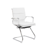 טען את התמונה לגלריה , כיסא משרדי יוקרתי בצבע לבן