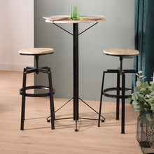 טען את התמונה לגלריה , כיסאות בר בצבע אלון