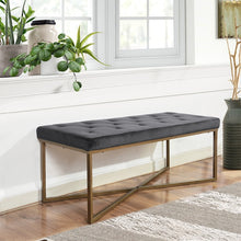 טען את התמונה לגלריה , ספסל מעוצב ואיכותי בצבע אפור