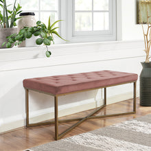 טען את התמונה לגלריה , ספסל מעוצב ואיכותי בצבע ורוד