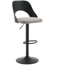 טען את התמונה לגלריה , כיסא בר בעל גב גבוה מפלסטיק קשיח ועמיד