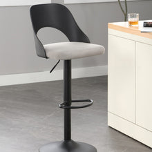טען את התמונה לגלריה , כיסא בר בעל גב גבוה מפלסטיק קשיח ועמיד