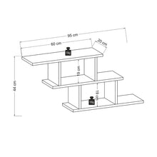 טען את התמונה לגלריה , מדף מעוצב בשלושה צבעים לבחירה - מידות