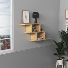 טען את התמונה לגלריה , מדף מעוצב בצבע אלון