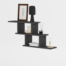 טען את התמונה לגלריה , מדף מעוצב בצבע פחם