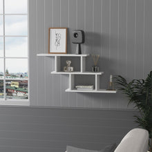 טען את התמונה לגלריה , מדף מעוצב בצבע לבן