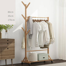 טען את התמונה לגלריה , מעמד בגדים מתכוונן מבמבוק