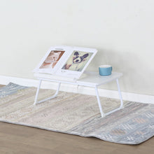 טען את התמונה לגלריה , שולחן נייד רב תכליתי לבן