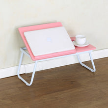 טען את התמונה לגלריה , שולחן נייד רב תכליתי ורוד לבן