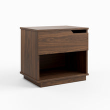 טען את התמונה לגלריה , שידת לילה קומפקטית עם מגירה לאחסון ותא אחסון פתוח - במגוון צבעים