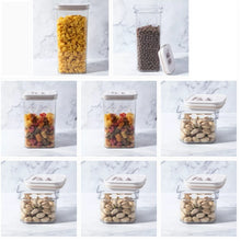 טען את התמונה לגלריה , סט 8 קופסאות אחסון למטבח