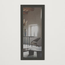 טען את התמונה לגלריה , מראת קיר בשחור