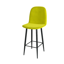 טען את התמונה לגלריה , זוג כיסאות בר מעוצב מקטיפה מודרני ואיכותי - בשלושה צבעים לבחירה