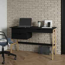 טען את התמונה לגלריה , שולחן מחשב בצבע שחור