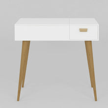 טען את התמונה לגלריה , שידת איפור סקנדינבית כולל מראה מתקפלת