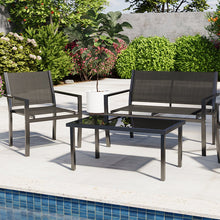 טען את התמונה לגלריה , פינת ישיבה מושלמת לגינה ולמרפסת כוללת מושב זוגי ושתי כסאות בודדים