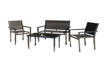 טען את התמונה לגלריה , פינת ישיבה מושלמת לגינה ולמרפסת כוללת מושב זוגי ושתי כסאות בודדים