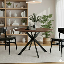 טען את התמונה לגלריה , שולחן פינת אוכל מודרני בצבע אגוז