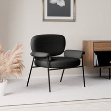 טען את התמונה לגלריה , כורסא מעוצבת ומודרנית שחור