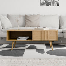 טען את התמונה לגלריה , שולחן סלון מעוצב בצבע אלון