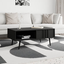 טען את התמונה לגלריה , שולחן סלון מעוצב בצבע שחור