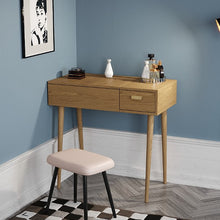 טען את התמונה לגלריה , שידת איפור סקנדינבית כולל מראה מתקפלת