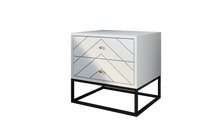 טען את התמונה לגלריה , שידת צד מודרנית הכוללת ידיות בגוון זהב ב-3 צבעים לבחירה