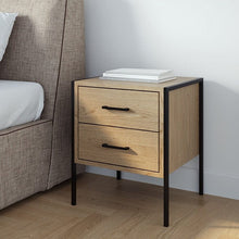 טען את התמונה לגלריה , שידת צד בצבע אלון