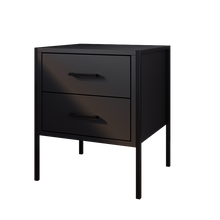 טען את התמונה לגלריה , שידת לילה מודרנית כולל ידיות יוקרתיות ובמגוון צבעים לבחירה