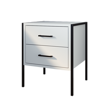 טען את התמונה לגלריה , שידת צד לבנה