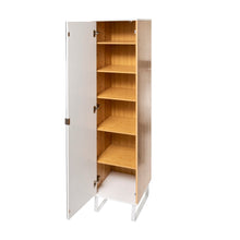 טען את התמונה לגלריה , ארון שירות ואחסון לחדר האמבטיה עשוי במבוק חזק ועמיד משלב מראה