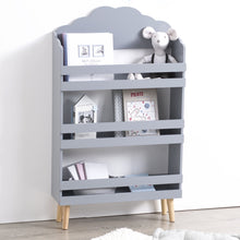 טען את התמונה לגלריה , ספריה לחדר ילדים המשלבת 3 קומות ב-2 צבעים לבחירה