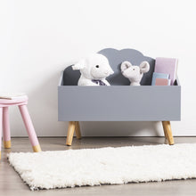 טען את התמונה לגלריה , ארגז אחסון לחדר ילדים בצורת ענן מושלם לאחסון צעצועים ב-2 צבעים לבחירה