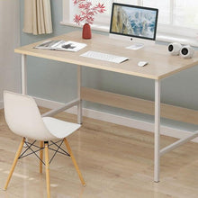 טען את התמונה לגלריה , שולחן עבודה ברוחב 100 ס"מ צבע עץ בהיר