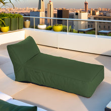 טען את התמונה לגלריה , ספה לחצר ולמרפסת עם בד דוחה מים ומסנן קרני uv ירוק זית