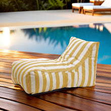 טען את התמונה לגלריה , ספת לאונג׳ר יוקרתית רכה ומכרבלת לחצר ולמרפסת בצהוב לבן