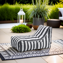 טען את התמונה לגלריה , ספת לאונג׳ר יוקרתית רכה ומכרבלת לחצר ולמרפסת באפור לבן