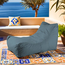 טען את התמונה לגלריה , ספת לאונג׳ר יוקרתית רכה ומכרבלת לחצר ולמרפסת בתכלת