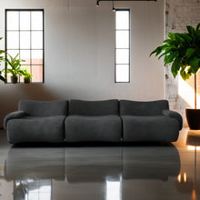 טען את התמונה לגלריה , ספה תלת מושבית מודולרית באורך 290 ס"מ אפור עכבר