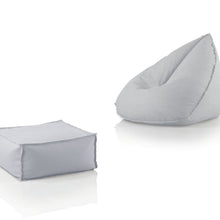 טען את התמונה לגלריה , פוף לגינה ולמרפסת כולל הדום משולב בד דוחה מים ומסנן קרני uv