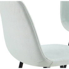 טען את התמונה לגלריה , סט 4 כסאות מעוצבים מבד ורגלי מתכת