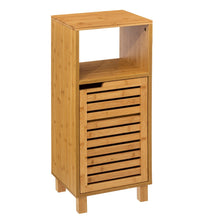 טען את התמונה לגלריה , יחידת אחסון מבמבוק עמיד וחזק מתאימה לחדר הרחצה