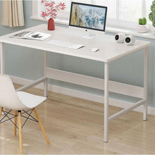 טען את התמונה לגלריה , שולחן עבודה ברוחב 100 ס"מ בצבע לבן