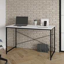 טען את התמונה לגלריה , שולחן עבודה מודרני משולב מתכת ועץ איכותי
