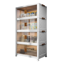 טען את התמונה לגלריה , ארון מזווה מודולרי עם 4 תאי אחסון