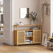 טען את התמונה לגלריה , יחידת אחסון מעוצבת לבית ולמטבח מבמבוק עם פתרונות אחסון