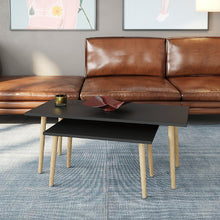 טען את התמונה לגלריה , זוג שולחנות מעוצבים לסלון במבחר צבעים לבחירה